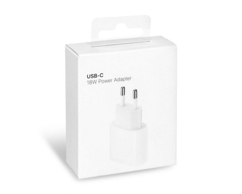 Мережевий зарядний пристрій (адаптер) для Apple iРhone A1692 PD / 18W / 3100mAh white High Quality carton box