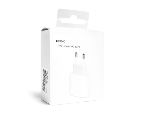 Мережевий зарядний пристрій (адаптер) для Apple iРhone A1692 PD / 18W / 3100mAh white High Quality carton box