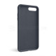 Чохол Full Silicone Case для Apple iPhone 7 Plus, 8 Plus dark grey (15) TPS-2710000202356