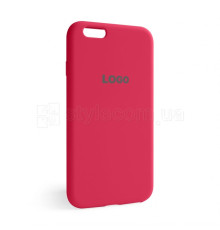 Чохол Full Silicone Case для Apple iPhone 6, 6s rose red (37)