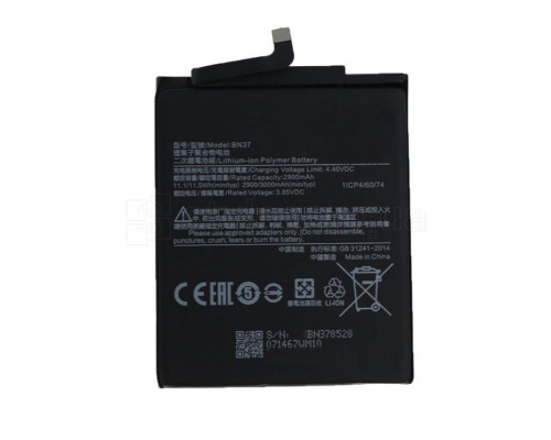 Акумулятор для Xiaomi BN37 Redmi 6, Redmi 6A, Redmi 6 Pro High Copy TPS-2710000175896