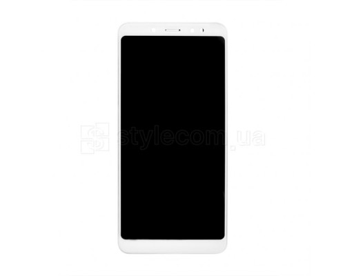 Дисплей (LCD) для Xiaomi Redmi Note 5, Redmi Note 5 Pro з тачскріном та рамкою white High Quality