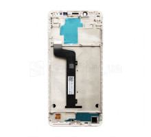 Дисплей (LCD) для Xiaomi Redmi Note 5, Redmi Note 5 Pro з тачскріном та рамкою white High Quality TPS-2710000184584