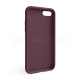 Чохол Full Silicone Case для Apple iPhone 7, 8, SE 2020 maroon (42)