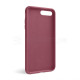 Чохол Full Silicone Case для Apple iPhone 7 Plus, 8 Plus maroon (42) TPS-2710000199069