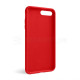 Чохол Full Silicone Case для Apple iPhone 7 Plus, 8 Plus red (14) TPS-2710000199106