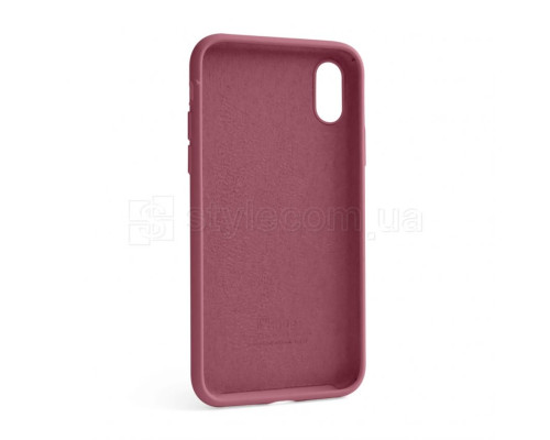 Чохол Full Silicone Case для Apple iPhone X, Xs maroon (42) TPS-2710000199168