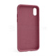 Чохол Full Silicone Case для Apple iPhone X, Xs maroon (42) TPS-2710000199168