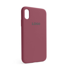Чохол Full Silicone Case для Apple iPhone X, Xs maroon (42) TPS-2710000199168 2710000199168