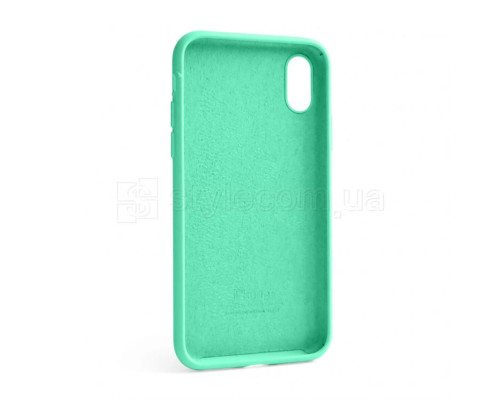 Чохол Full Silicone Case для Apple iPhone X, Xs mint (47)
