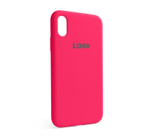 Чохол Full Silicone Case для Apple iPhone X, Xs shiny pink (38) TPS-2710000199205