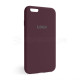 Чохол Full Silicone Case для Apple iPhone 6, 6s maroon (42)