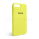 Чохол Full Silicone Case для Apple iPhone 7 Plus, 8 Plus flash lime (41) TPS-2710000199229