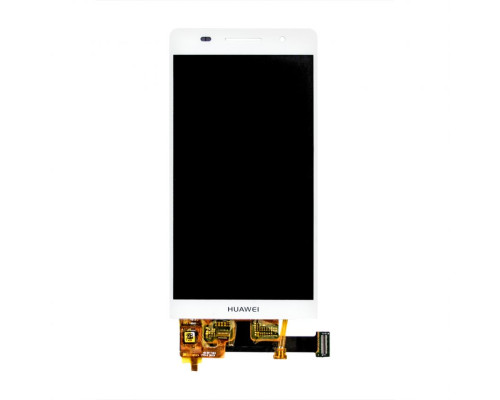 Дисплей (LCD) для Huawei P6-U06 з тачскріном white High Quality