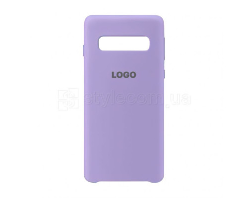 Чохол Original Silicone для Samsung Galaxy S10/G973 (2019) elegant purple (26)