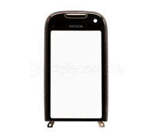 Тачскрін (сенсор) для Nokia C7 з рамкою grey/brown Original Quality TPS-2702149300000