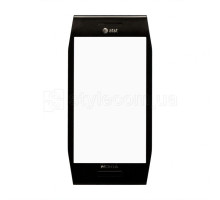 Тачскрін (сенсор) для Nokia X7 з рамкою black Original Quality