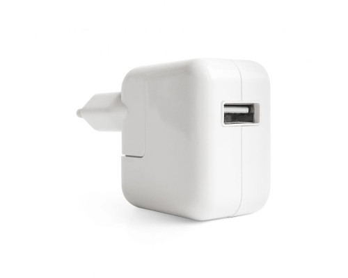 Мережевий зарядний пристрій (адаптер) для Apple iPad 1USB / 2.1A / 10W white High Quality