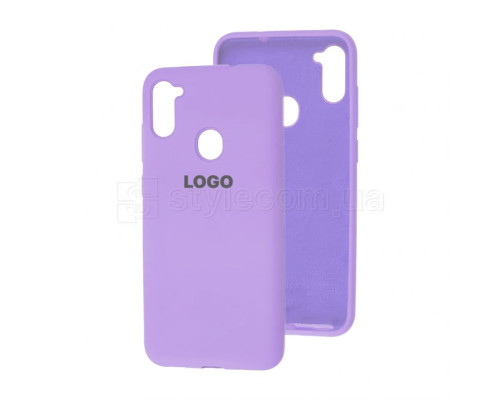 Чохол Original Silicone для Samsung Galaxy A11/A115 (2020) elegant purple (26) TPS-2710000199878 2710000199878