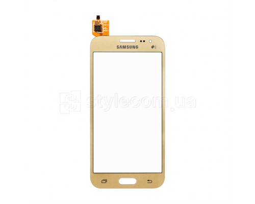 Тачскрін (сенсор) для Samsung Galaxy J2/J200 (2015) gold High Quality