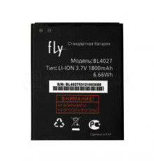 Акумулятор для Fly BL4027 iQ4410 (1800mAh) High Copy