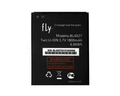 Акумулятор для Fly BL4027 iQ4410 (1800mAh) High Copy