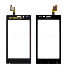 Тачскрін (сенсор) для Sony-Ericsson Xperia J ST26i black Original Quality TPS-2701505500009