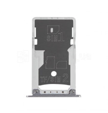 Тримач Sim-карти (лоток) для Xiaomi Redmi Note 4 grey