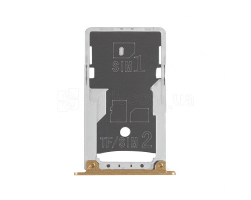 Тримач Sim-карти (лоток) для Xiaomi Redmi Note 4 gold
