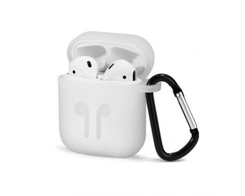 Чохол для AirPods силіконовий white / білий TPS-2710000164234