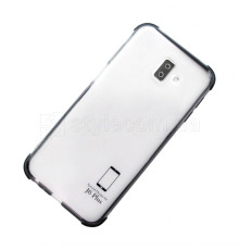 Чохол силіконовий з кольоровою рамкою для Samsung Galaxy J6 Plus/J610 (2018) black/black