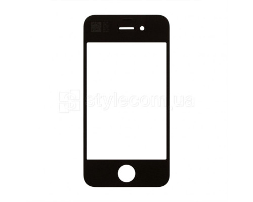 Скло для переклеювання для Apple iPhone 4 black Original Quality