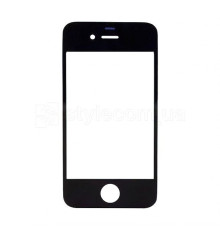 Скло для переклеювання для Apple iPhone 4 black Original Quality TPS-2701587200002