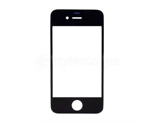 Скло для переклеювання для Apple iPhone 4 black Original Quality TPS-2701587200002