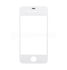 Скло для переклеювання для Apple iPhone 4 white Original Quality TPS-2701587300009