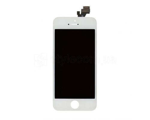 Дисплей (LCD) для Apple iPhone 5 з тачскріном white High Quality