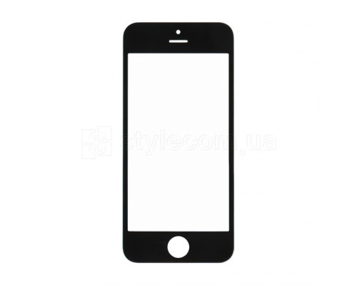 Скло для переклеювання для Apple iPhone 5 black Original Quality TPS-2701587600000