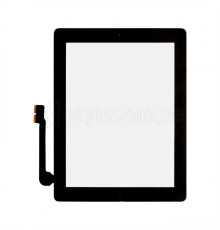 Тачскрін (сенсор) для Apple iPad 3 (A1416, A1430, A1403), iPad 4 (A1458, A1459, A1460) black Original Quality TPS-2701340800005