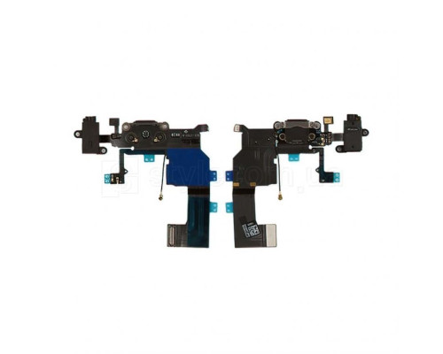 Шлейф для Apple iPhone 5с з роз'ємом зарядки, навушників та мікрофоном black Original Quality TPS-2701552000002 2701552000002