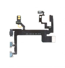 Шлейф для Apple iPhone 5s з кнопкою включення, регулювання гучності та мікрофоном High Quality TPS-2701553100008