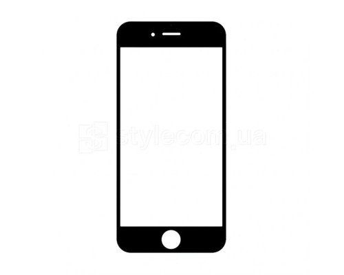 Скло для переклеювання для Apple iPhone 6 black Original Quality TPS-2701832700004