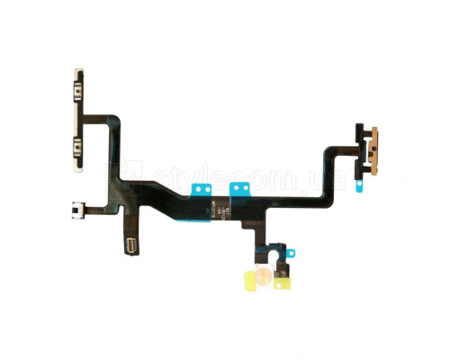 Шлейф для Apple iPhone 6s з кнопкою включення, регулювання гучності та мікрофоном High Quality TPS-2702151400002 2702151400002