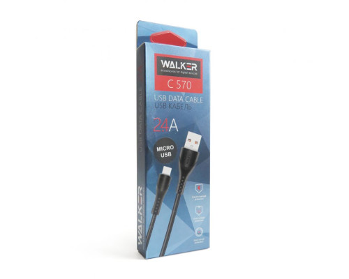 Кабель USB WALKER C570 Micro black TPS-2710000166818