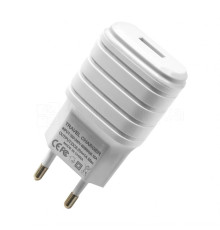 Мережевий зарядний пристрій (адаптер) CHARGER 1USB / 1A white