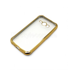 Чохол силіконовий (рамка) для Samsung Galaxy J1 Ace/J110 (2015) gold TPS-2702235300006