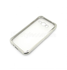Чохол силіконовий (рамка) для Samsung Galaxy J1 Ace/J110 (2015) silver TPS-2702235400003