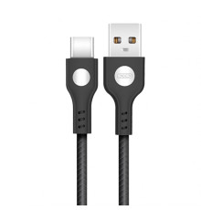 Кабель USB XO NB107 Type-C Quick Charge 2.1A black TPS-2710000181668