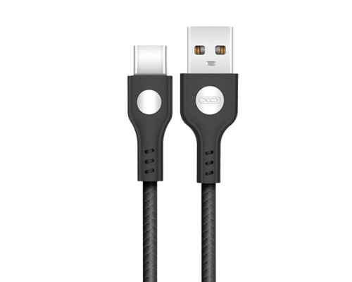 Кабель USB XO NB107 Type-C Quick Charge 2.1A black TPS-2710000181668