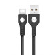 Кабель USB XO NB107 Type-C Quick Charge 2.1A black TPS-2710000181668