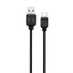 Кабель USB XO NB36 Micro Quick Charge 2.1A black TPS-2710000181705